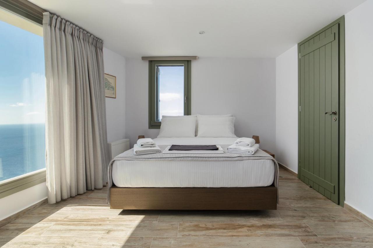 Acron Andros - Luxury Villa With Private Pool Korthio ภายนอก รูปภาพ