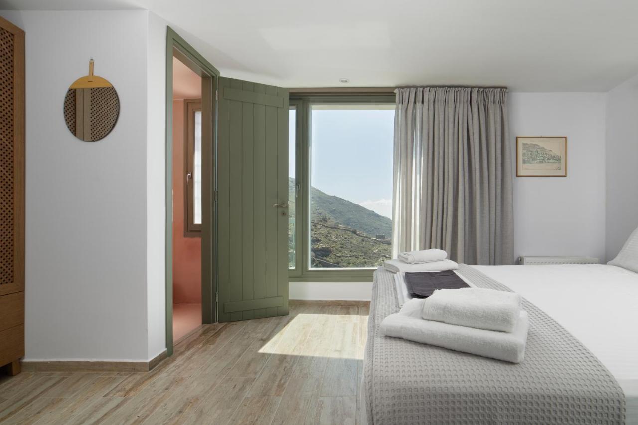 Acron Andros - Luxury Villa With Private Pool Korthio ภายนอก รูปภาพ